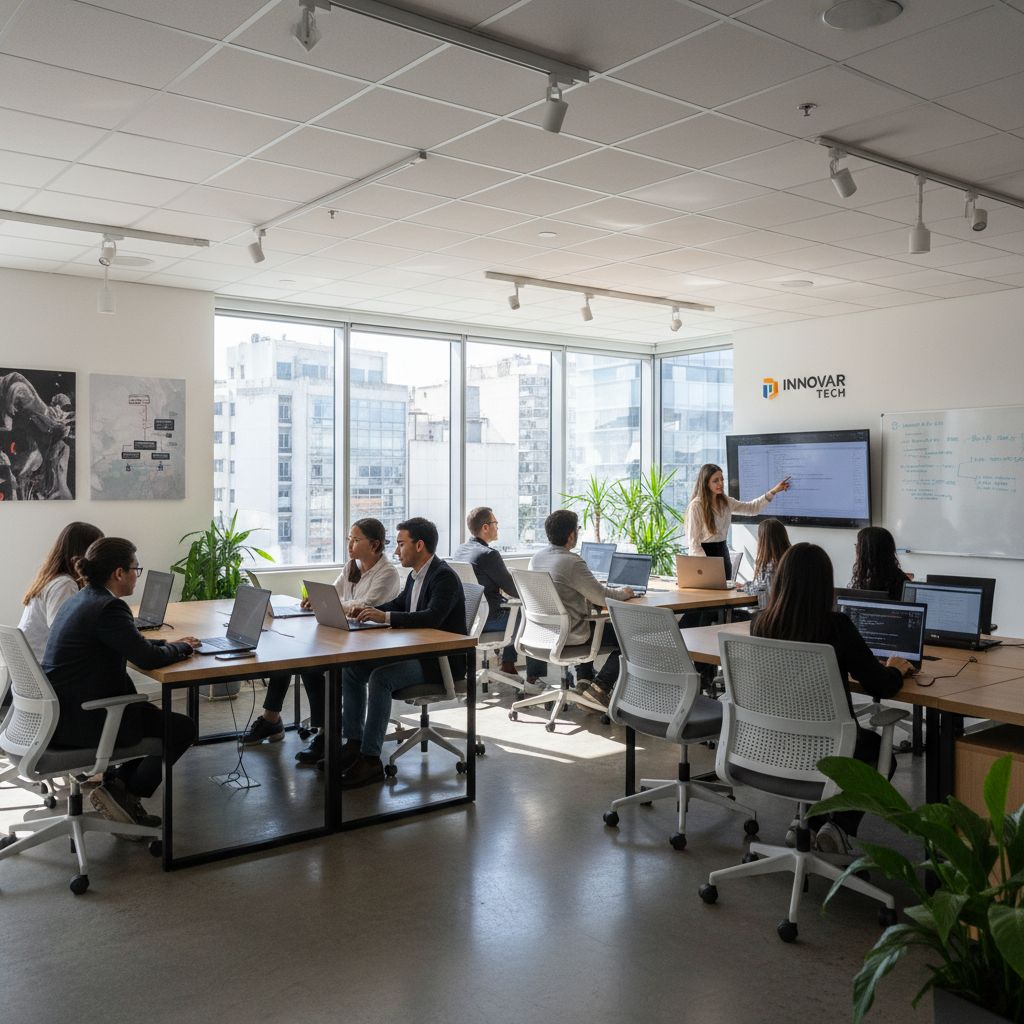 Estudiantes en curso de programación